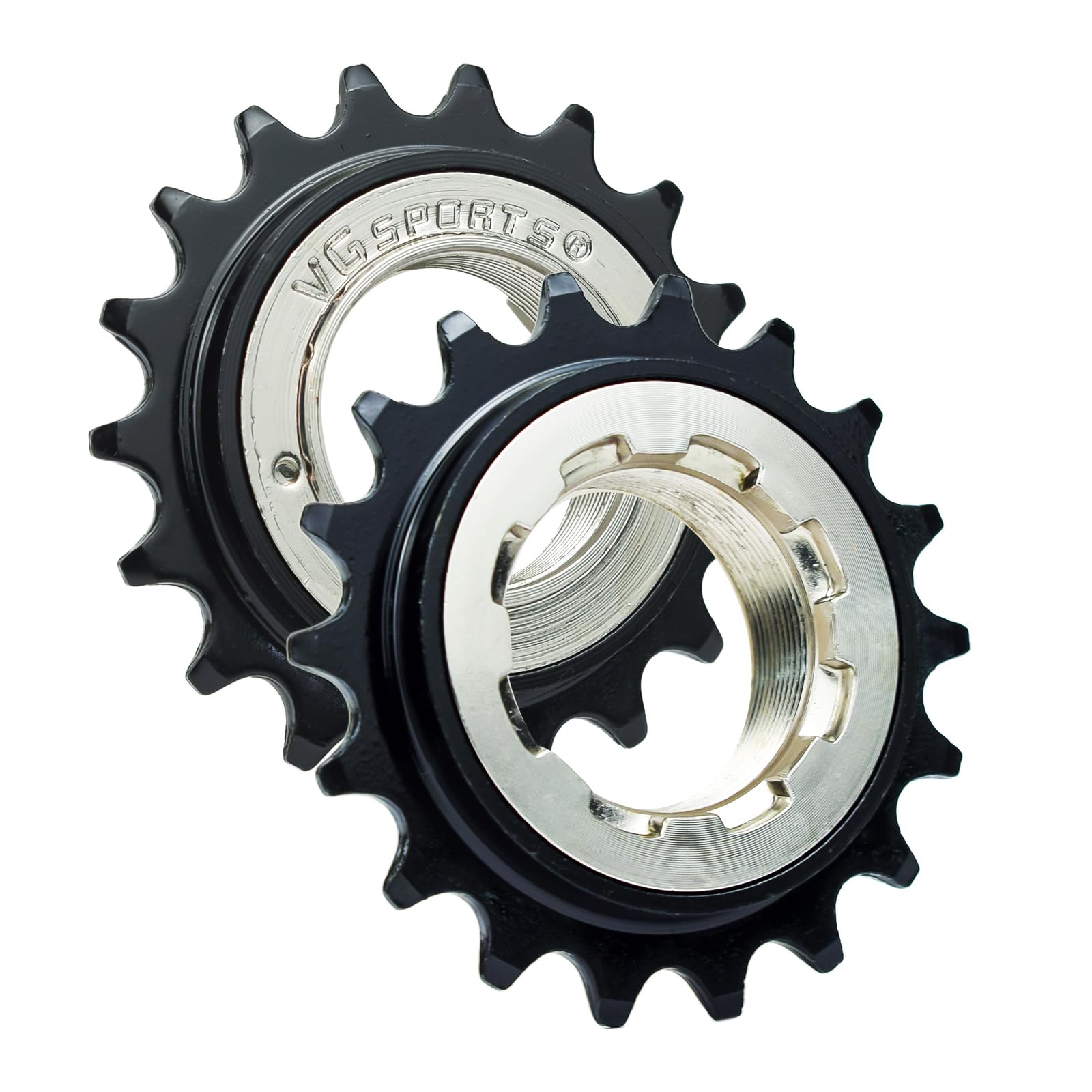 VG SPORTS Single Speed Bike Freewheel, Compatible with 1/2'' x 1/8'' Bicycle Freewheel Threaded Type Freehub Replacement Parts - Image 3
